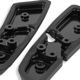 Anvil Off-Road Mirror LED Light Mounts 628-28AOR Mount Brackets, Mounts, Bracket Location, Aluminum, Black, Ford, Pair thumbnail 1