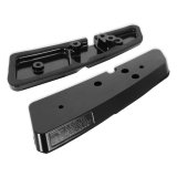 Anvil Off-Road Mirror LED Light Mounts 628-28AOR Mount Brackets, Mounts, Bracket Location, Aluminum, Black, Ford, Pair thumbnail 3