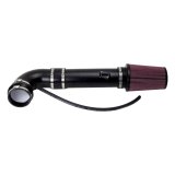 Cold Air Inductions Intake Systems 101-0102-B Intake, Air, Red Filter, Black Powdercoated Aluminum Tube, Universal, Kit thumbnail 2