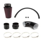 Cold Air Inductions Intake Systems 101-0102-B Intake, Air, Red Filter, Black Powdercoated Aluminum Tube, Universal, Kit thumbnail 3