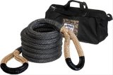 Bubba Rope Extreme Ropes 176750BKG Tow Rope, Extreme, 2 in. diameter, 30 ft. Length, 131,500 lbs. Breaking Strength, Black with Tan Eyes, Nylon, Each thumbnail 1