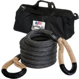 Bubba Rope Extreme Ropes 176750BKG Tow Rope, Extreme, 2 in. diameter, 30 ft. Length, 131,500 lbs. Breaking Strength, Black with Tan Eyes, Nylon, Each thumbnail 2