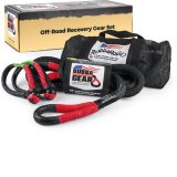 Bubba Rope Off-Road Truck Recovery Gear Sets 176880RDG Set, 7/8 in. Diameter, 30 ft. Long, Red Eyelets, with Shackles, Bag, Kit thumbnail 2
