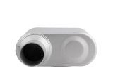 FlowMonster 1-Chamber Steel 2.5 Inch Muffler 42513-FM Muffler, FlowMonster, Aggressive Sound, 1-Chamber, 2.50 in. Single Inlet, 2.50 in. Single Outlet, Steel, Aluminized, Universal, Each thumbnail 7