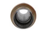 FlowMonster Absorption 409 Stainless Steel 2.5 Inch Muffler 10416-FM Mufflers, Mufflers, Round Case, 2.50 in. Center Inlet/Outlet, Reversible, Steel, Natural, 14.00 in. Case Exterior Length, Each thumbnail 3