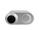 FlowMonster 2-Chamber Steel 2.5 Inch Muffler 42543-FM Muffler, FlowMonster, Aggressive Sound, 2-Chamber, 2.50 in. Single Inlet, 2.50 in. Single Outlet, Steel, Aluminized, Universal, Each thumbnail 2