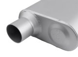 FlowMonster 2-Chamber Steel 2.5 Inch Muffler 42543-FM Muffler, FlowMonster, Aggressive Sound, 2-Chamber, 2.50 in. Single Inlet, 2.50 in. Single Outlet, Steel, Aluminized, Universal, Each thumbnail 4