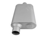 FlowMonster 2-Chamber Steel 2.5 Inch Muffler 42541-FM Muffler, FlowMonster, Aggressive Sound, 2-Chamber, 2.50 in. Single Inlet, 2.50 in. Single Outlet, Steel, Aluminized, Universal, Each thumbnail 2