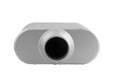 FlowMonster 2-Chamber Steel 2.5 Inch Muffler 42541-FM Muffler, FlowMonster, Aggressive Sound, 2-Chamber, 2.50 in. Single Inlet, 2.50 in. Single Outlet, Steel, Aluminized, Universal, Each thumbnail 5