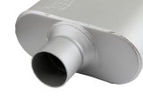 FlowMonster 2-Chamber Steel 2.5 Inch Muffler 42541-FM Muffler, FlowMonster, Aggressive Sound, 2-Chamber, 2.50 in. Single Inlet, 2.50 in. Single Outlet, Steel, Aluminized, Universal, Each thumbnail 6