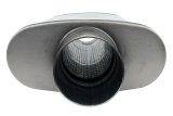FlowMonster Absorption 409 Stainless Steel 3 Inch Muffler 11219-FM Mufflers, Mufflers, Oval Case, 3.00 in. Center Inlet/Outlet, Reversible, Steel, Natural, 14.00 in. Case Exterior Length, Each thumbnail 1