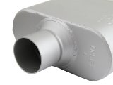 FlowMonster 1-Chamber Steel 2.5 Inch Muffler 42510-FM Muffler, FlowMonster, Aggressive Sound, 1-Chamber, 2.50 in. Single Inlet, 2.25 in. Single Outlet, Steel, Aluminized, Universal, Each thumbnail 3