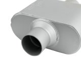 FlowMonster 1-Chamber Steel 2.5 Inch Muffler 42510-FM Muffler, FlowMonster, Aggressive Sound, 1-Chamber, 2.50 in. Single Inlet, 2.25 in. Single Outlet, Steel, Aluminized, Universal, Each thumbnail 4