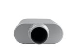 FlowMonster 2-Chamber Steel 2.5 Inch Muffler 425403-FM Muffler, FlowMonster, Aggressive Sound, 2-Chamber, 2.50 in. Dual Inlet, 3.00 in. Single Outlet, Steel, Aluminized, Universal, Each thumbnail 6