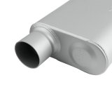 FlowMonster 2-Chamber Steel 3 Inch Muffler 43043-FM Muffler, FlowMonster, Aggressive Sound, 2-Chamber, 3.00 in. Single Inlet, 3.00 in. Single Outlet, Steel, Aluminized, Universal, Each thumbnail 2