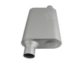 FlowMonster 2-Chamber Steel 2.25 Inch Muffler 42443-FM Muffler, FlowMonster, Aggressive Sound, 2-Chamber, in. Single Inlet, In. Single Outlet, Steel, Aluminized, Universal, Each thumbnail 3