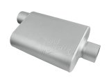 FlowMonster 2-Chamber Steel 3 Inch Muffler 43041-FM Muffler, FlowMonster, Aggressive Sound, 2-Chamber, 3.00 in. Single Inlet, 3.00 in. Single Outlet, Steel, Aluminized, Universal, Each thumbnail 7