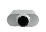 FlowMonster 2-Chamber Steel 3 Inch Muffler 43041-FM Muffler, FlowMonster, Aggressive Sound, 2-Chamber, 3.00 in. Single Inlet, 3.00 in. Single Outlet, Steel, Aluminized, Universal, Each thumbnail 8