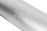 FlowMonster Absorption 409 Stainless Steel 3 Inch Muffler 12867-FM Mufflers, Mufflers, Round Case, 3.00 in. Center Inlet/Outlet, Reversible, Steel, Natural, 14.00 in. Case Exterior Length, Each thumbnail 6
