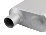 FlowMonster 2-Chamber Steel 2.25 Inch Muffler 42441-FM Muffler, FlowMonster, Aggressive Sound, 2-Chamber, in. Single Inlet, In. Single Outlet, Steel, Aluminized, Universal, Each thumbnail 4