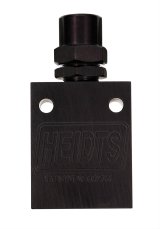 Heidts Adjustable Power Steering Valves PS-101 Pressure Control Valves, Adjustable, Aluminum, Black Anodized, Two 3/8 in. NPT Female Threads, Two 1/4 in. NPT Female Threads, Each thumbnail 1