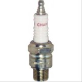 Champion Copper Plus Spark Plugs RJ8C Plug, Plus, Nickel Alloy, 14mm Thread, 0.375 in. Reach, Flat Seat, 13/16 in. Wrench Size, Each thumbnail 1