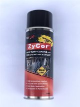 ZyCoat ZyCor Color Coat 19013 Thermal Barrier Coating, Coat, 13 oz., Aerosol, Black, Matte Finish, Each thumbnail 1