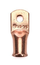 MechMan Copper Cable Ends CR1014 1/0 gauge copper cable end w/ 1/4" hole thumbnail 2