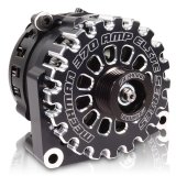 MechMan Elite Series Billet Alternators B8206370B and Generators, Alternators, 12 V, 370 amps, Black Anodized, Serpentine, Buick, Cadillac, Chevy, GMC, Hummer, Each thumbnail 1
