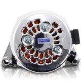 MechMan S Series Billet Racing Alternators for 2005-2007 CORVETTE - B13969170P 170 AMP Alternator For C6 Corvette Polished Finish thumbnail 1