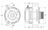 MechMan S Series Billet Racing Alternators for 2005-2007 CORVETTE - B13969170P 170 AMP Alternator For C6 Corvette Polished Finish thumbnail 4