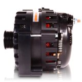MechMan Elite Series Billet Alternators B8302370B and Generators, Alternators, 12 V, 370 amps, Black Anodized, Serpentine, Buick, Cadillac, Chevrolet, GMC, Hummer, Each thumbnail 3