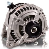 MechMan S Series Alternators for 1999-2004 GRAND CHEROKEE, 1999-2006 WRANGLER - 13777240 and Generators, Alternators, 12 V, 240 amps, Internal Regulator, Black/Natural, Serpentine Pulley, Jeep, 4.0L, Each thumbnail 1
