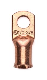 MechMan Copper Cable Ends CR1038 Battery Terminal, Ends, 3/8 in. Size, Eyelet/Ring, 1/0-gauge, Each thumbnail 2