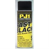 PJ-1 Fast Black Engine and Case Paint 11 Oz. Satin 16-SAT Paint, High-Temperature, Black, oz. Aerosol, Each thumbnail 1
