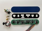Intellitronix Universal LED Digital Gauge Panels DP10002R RED Six Panel Kit (Universal) Includes all senders except fuel, 13-3/4" wide, 3" High and 3 thumbnail 1