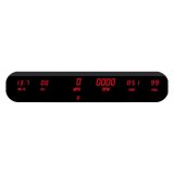 Intellitronix Universal LED Digital Gauge Panels DP10002R RED Six Panel Kit (Universal) Includes all senders except fuel, 13-3/4" wide, 3" High and 3 thumbnail 3