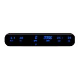 Intellitronix Universal LED Digital Gauge Panels DP10002B Panel, LED, Intellitronix, Oil/Temp/Speed/Tach/Fuel, Black Face, Blue Digits, Each thumbnail 2