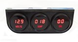 Intellitronix LED Digital 3-Gauge Kits M9333R Gauge Panel, Digital, Oil Pressure, Voltmeter, Water Temperature, Sending Units, 2 1/16 in. Diameter. Gauges, Kit thumbnail 3
