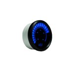 Intellitronix LED Digital Gauges B9015B Gauge, Digital, Voltmeter, 12-16 Volts, 2 1/16 in. Diameter, Electrical, Black Bezel, Blue LED, Each thumbnail 2