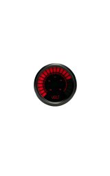 Intellitronix LED Digital Gauges B9015R Gauge, Digital, Voltmeter, 12-16 Volts, 2 1/16 in. Diameter, Electrical, Black Bezel, Red LED, Each thumbnail 1