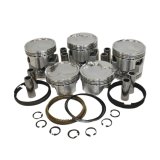 D.S.S. FX-Series Forged Piston and Ring Kits K2-2920-4030 Pistons, Rings, FX-Series, Forged, 5.00cc Flat, 4.030 in. Bore, Chevy LS, Set of 8 thumbnail 1