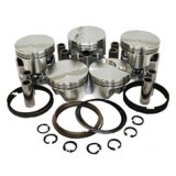 D.S.S. SX-Series Forged Piston and Ring Kits K1830-4030 Pistons, Rings, SX-Series, Forged, 5.00cc Flat, 4.030 in. Bore, Chevy LS, Set of 8 thumbnail 1