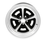 HK Aluminum Magnum Wheels 17x8 Wheel, Magnum, Aluminum, Black, Machined, in, 5 x 4 1/2 in. Bolt Circle, 4.250 in. Backspace, Each thumbnail 1