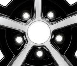 HK Aluminum Magnum Wheels 17x8 Wheel, Magnum, Aluminum, Black, Machined, in, 5 x 4 1/2 in. Bolt Circle, 4.250 in. Backspace, Each thumbnail 3
