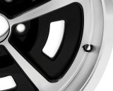 HK Aluminum Magnum Wheels 17x9 Wheel, Magnum, Aluminum, Black, Machined, in, 5 x 4 3/4 in. Bolt Circle, 5 in. Backspace, Each thumbnail 5