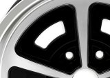 HK Aluminum Magnum Wheels 17x9 Wheel, Magnum, Aluminum, Black, Machined, in, 5 x 4 3/4 in. Bolt Circle, 5 in. Backspace, Each thumbnail 6
