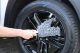 California Car Duster Wheel Dusters 96630 Duster, 15 in. White Plastic Handle, 8 in. Microfiber Mop, Each thumbnail 2