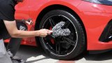 California Car Duster Wheel Dusters 96630 Duster, 15 in. White Plastic Handle, 8 in. Microfiber Mop, Each thumbnail 4