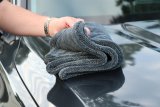 California Car Duster Double Twist Microfiber Drying Towels 20308 Towel, Microfiber, Black, 30 in. x 20 in., Each thumbnail 4